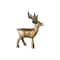 Hello Honey® 6.75" Antique Gold Finish Cast Aluminum Reindeer